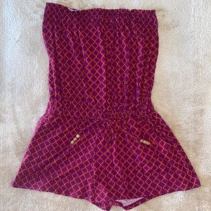 Strapless Romper w/ pockets